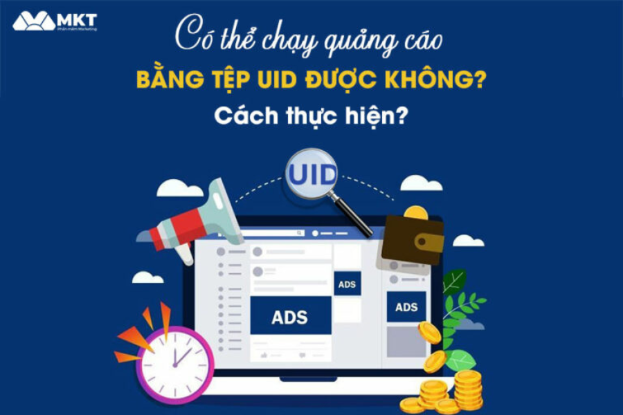 chạy quảng cáo bằng tệp uid