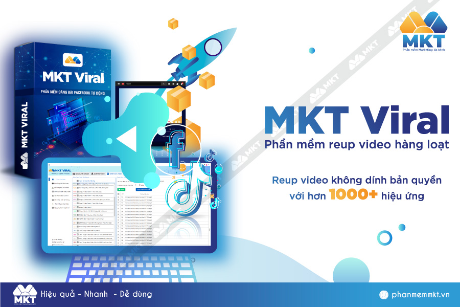 phần mềm reup video