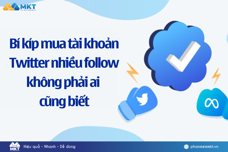 mua tài khoản Twitter nhiều người follow