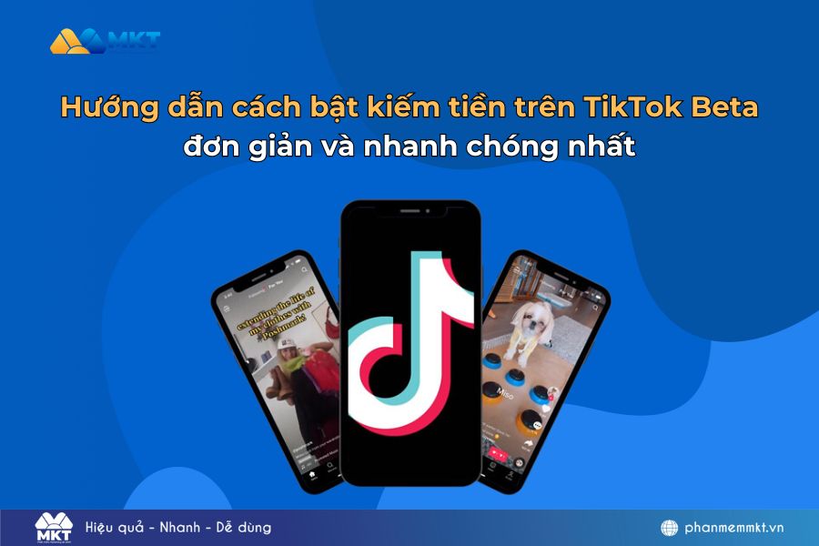 Hướng dẫn cách bật kiếm tiền trên TikTok Beta