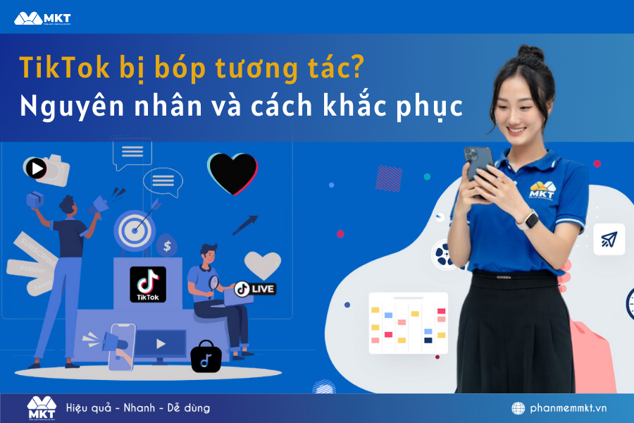 Tại sao TikTok bị bóp tương tác