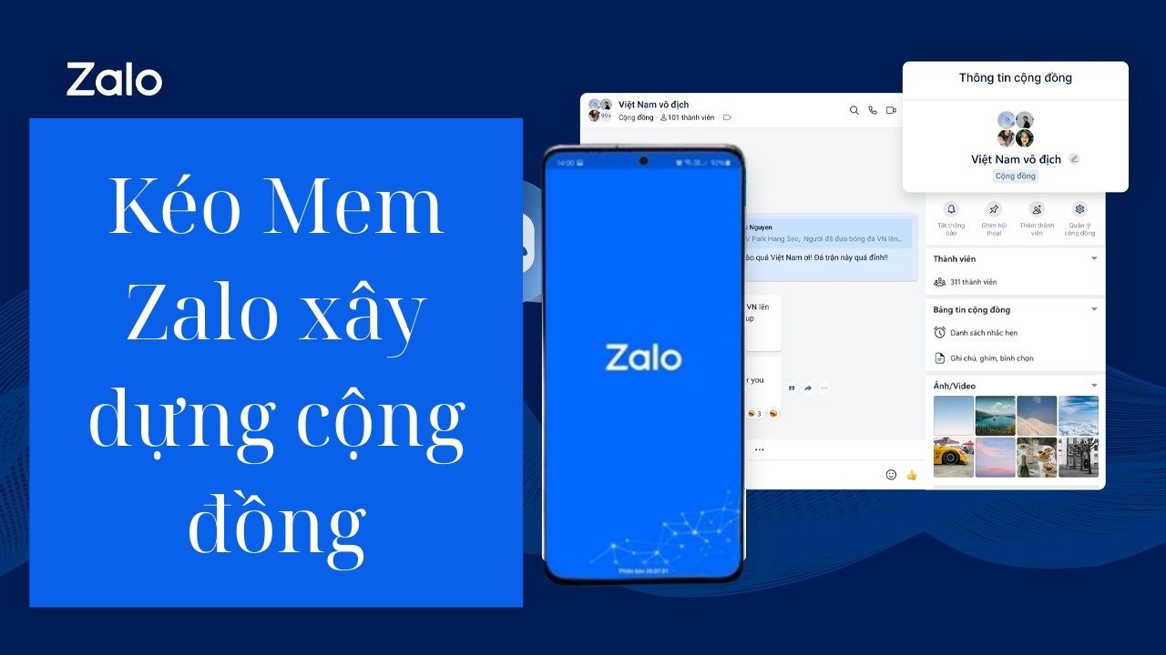 phương pháp kéo mem zalo