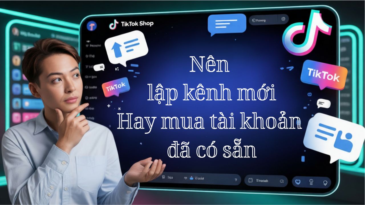 Nên lập kênh mới hay mua kênh đã có sẵn giỏ hàng